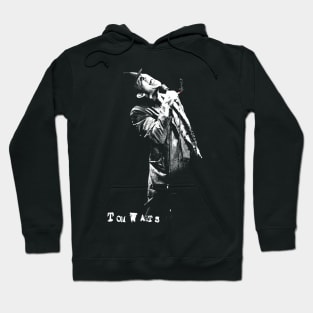 Retro Portrait Tom Waits Hoodie